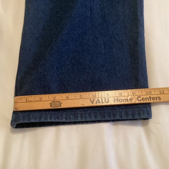 Dickies Mens denim Button Fly Bib Overalls size 40 Made in USA vintage - Picture 13 of 13